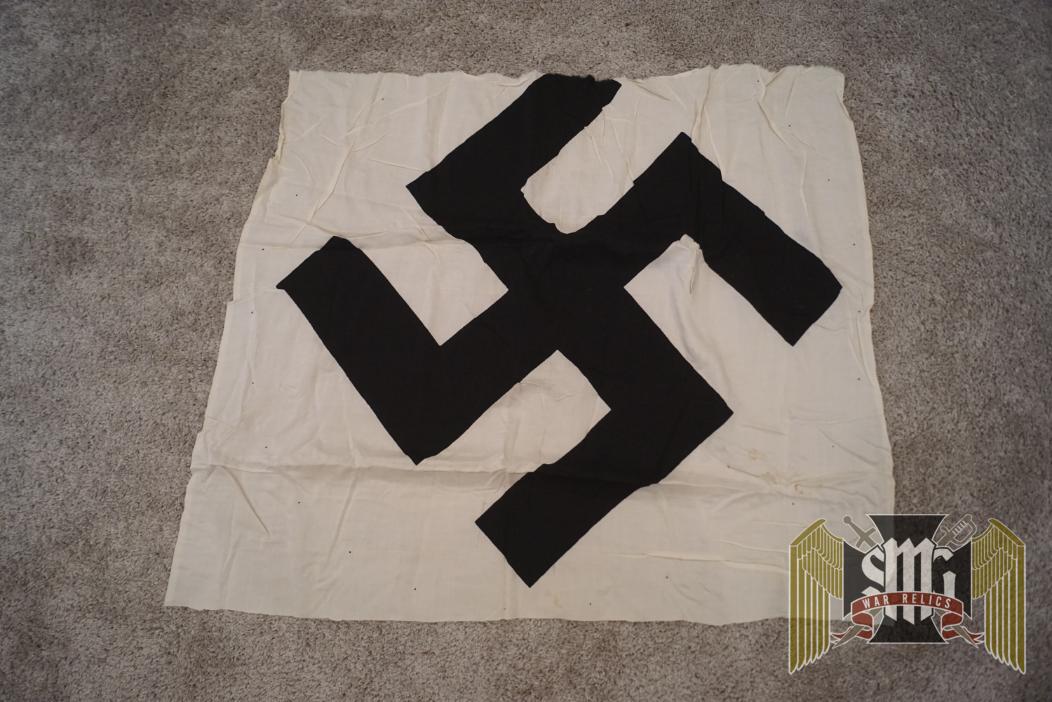 Roundel for NSDAP banner 34x34" Swastika Damaged