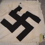 Roundel for NSDAP banner 34x34" Swastika Damaged