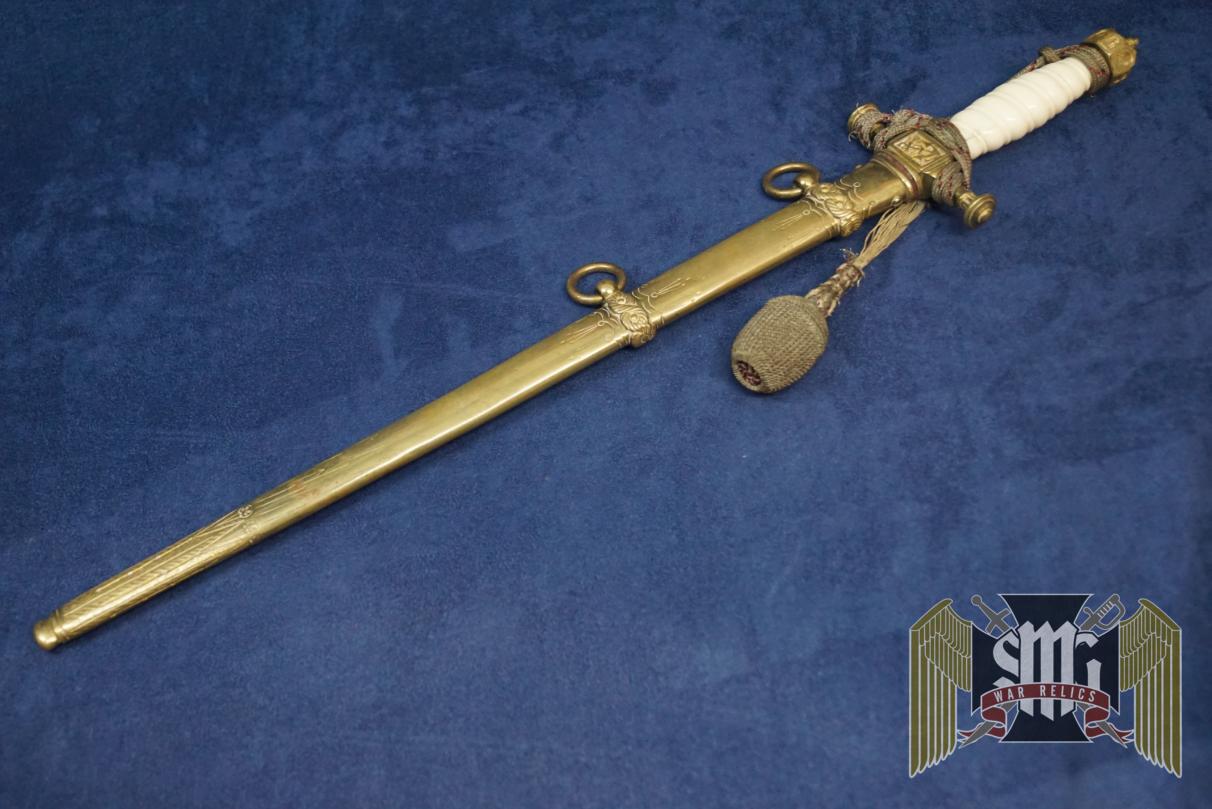 Model 1890 long Cadet Dirk Engraved blade