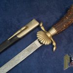 Imperial German WWI Hirschfänger Stag Handle Forestry Dress Cutlass