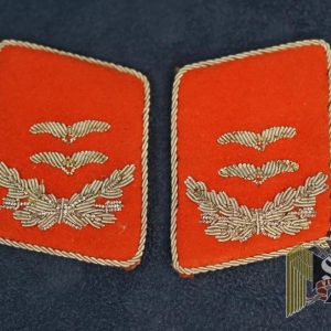 Luftwaffe Ober Leutnants Collar tab set