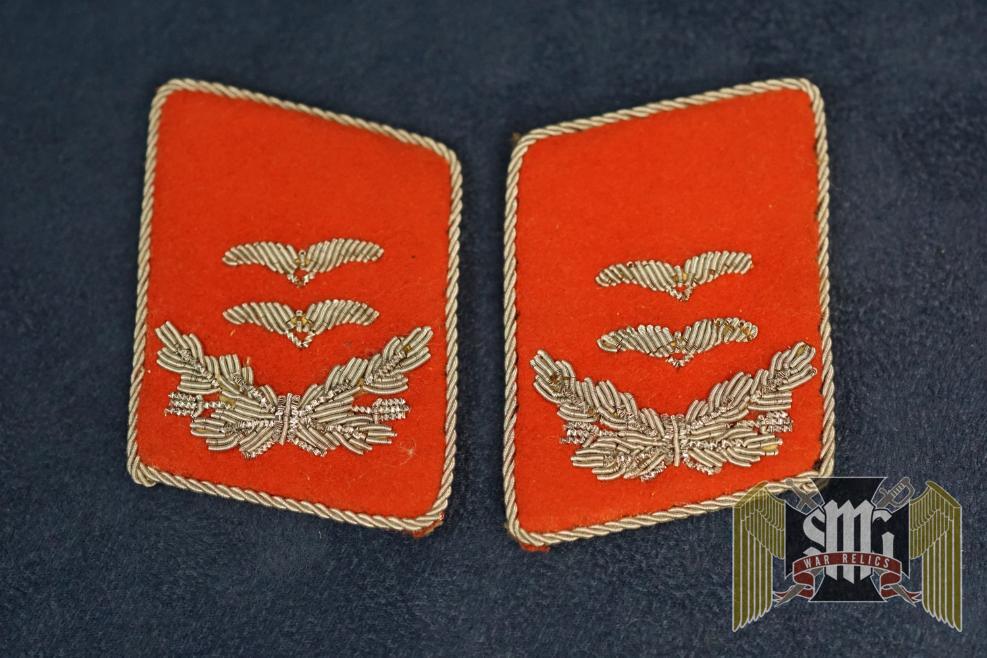 Luftwaffe Ober Leutnants Collar tab set