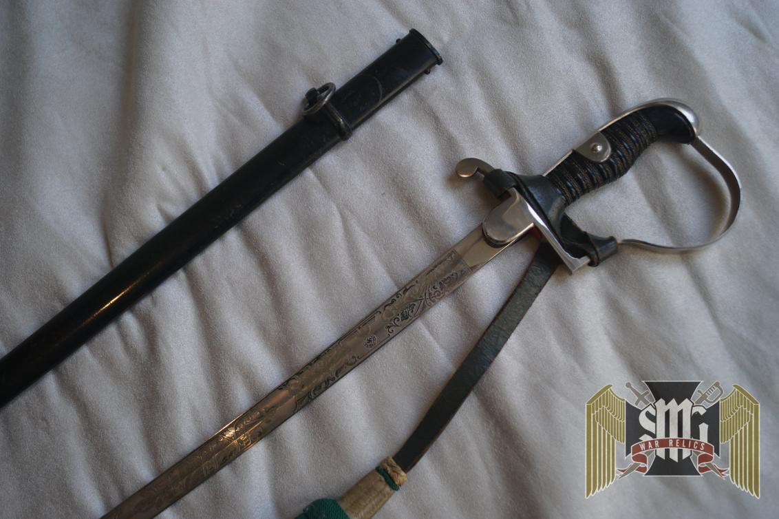Triple Etched Presentation Third Reich NCO Sword by Alcoso
