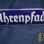 WW2 era German Enamel street sign