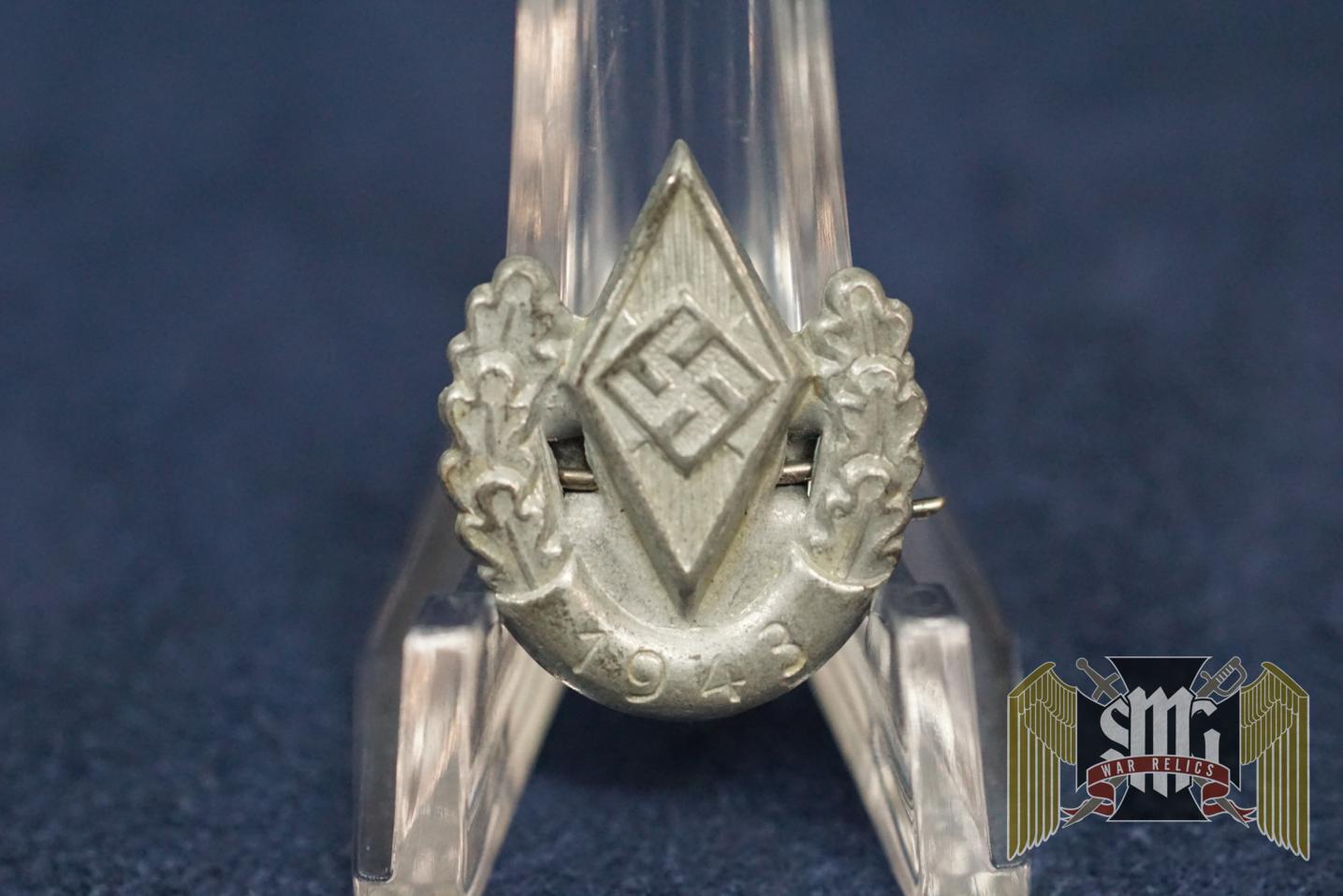 hitler youth meeting pin 1943