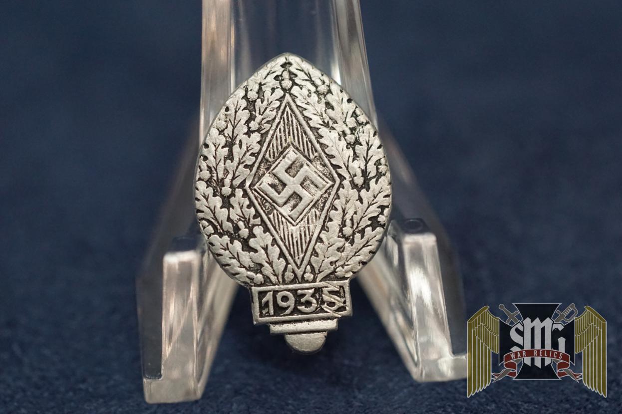 hitler youth meeting pin 1935