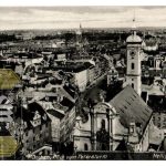 munchen blick vom petersturm postcard