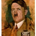 Adolf Hitler Postcard style photo