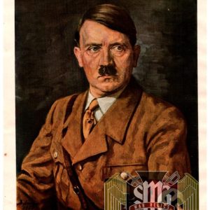 Hitler Portrait from Cigarette Album
