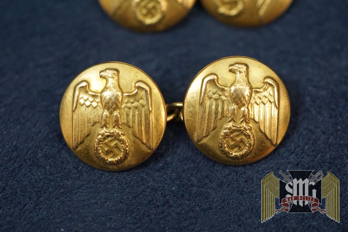 Nazi High leader Genuine gold Cuff links