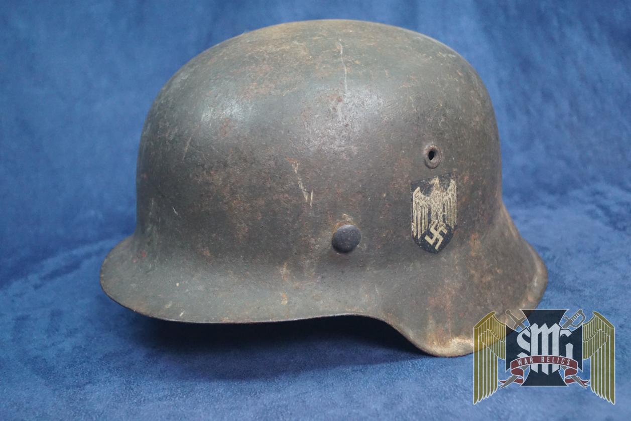 M42 Heer Helmet ET 70 RARE Large size!