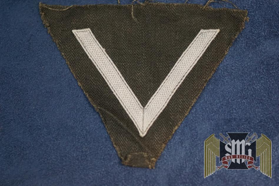 SMGO-0399 Luftwaffe Gefreiter Rank Chevron in HBT