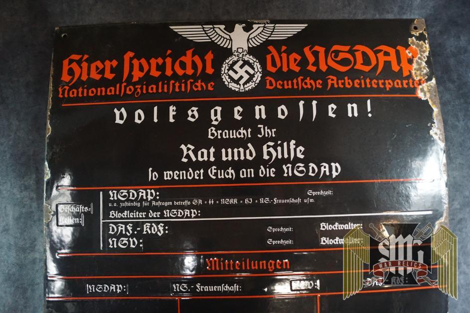 Hier Spricht Die NSDAP Announcement Board