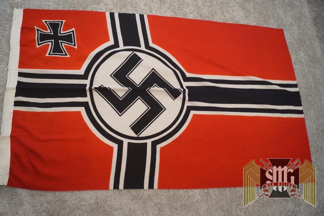 Kriegsflagge 100x170 KriegsMarine Stamped by Plutzar & Brull