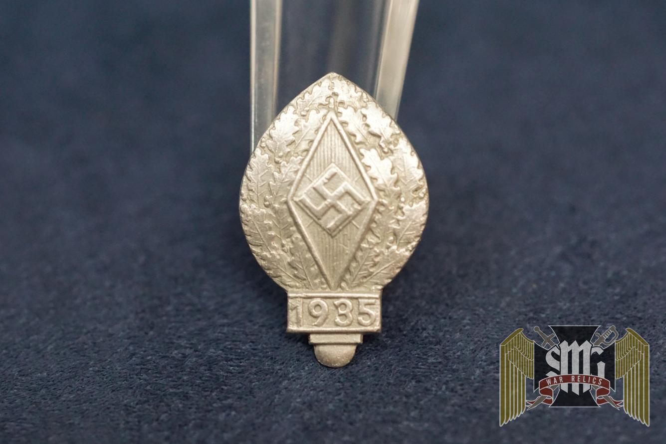 HJ Hitler youth 1935 Meeting pin