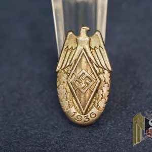 HJ Hitler youth 1936 Meeting pin
