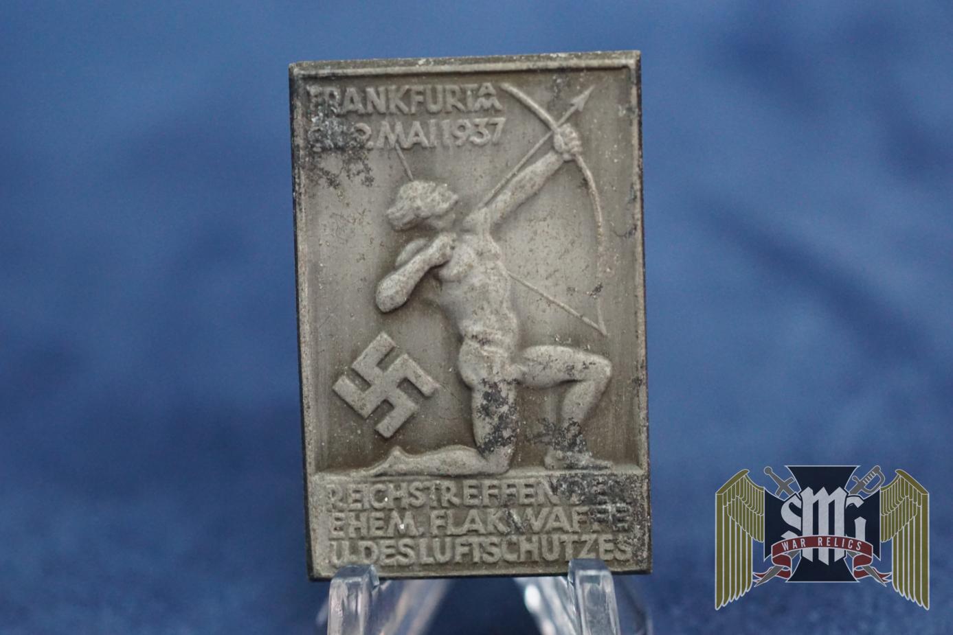 Frankfurta flakwaffe luftschutzes 1937 tinnie