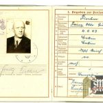 Wehrpass "Franz Fischer" With Employment note and disability card