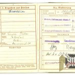 Wehrpass "Franz Fischer" With Employment note and disability card
