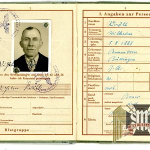 Wehrpass "Wilhelm Knoll" Landsturm