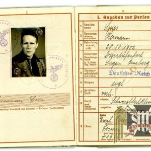 Wehrpass "Hermann" Reservist