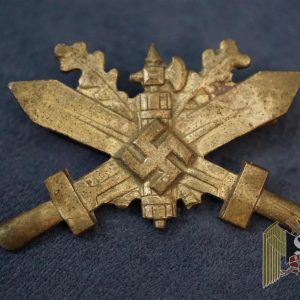 Italian RSI Officer’s German Military Training for Italians Badge