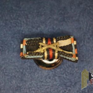 WW1 EK ribbon Bouquet button