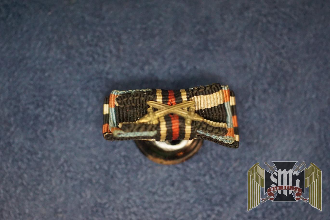 WW1 EK ribbon Bouquet button