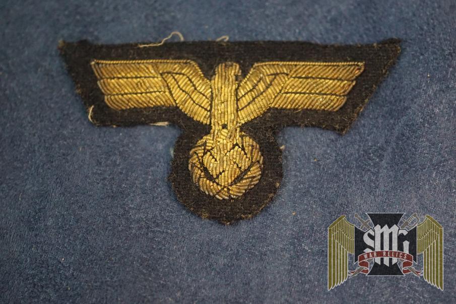 Kriegsmarine Bullion Cap eagle