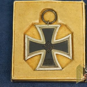 Iron Cross Second Class with partial case Maker Marked 3 Wilhelm Deumer