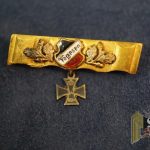 WW1 Veteran Iron Cross Lapel Bar W/ Enamels