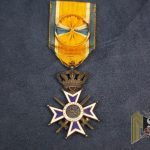 The Croix de guerre (French) or Oorlogskruis (Dutch) is a military decoration of the Kingdom of Belgium established by royal decree on 25 October 1915.[1] It was primarily awarded for bravery or other military virtue on the battlefield. The award was reestablished on 20 July 1940 by the Belgian government in exile for recognition of bravery and military virtue during World War II.[2] The post-1940 decoration could also be awarded to units that were cited. The decoration was again reestablished by royal decree on 3 April 1954 for award during future conflicts.[3] World War I Reverse of the WW1 Croix de guerre Award statute The World War I Croix de guerre was established by royal decree on 25 October 1915 as an award for bravery or other military virtue on the battlefield. It was only awarded to individuals. The Croix de guerre was not only awarded for bravery but also for three years or more of service on the front line, or for good conduct on the battlefield. It was also awarded to volunteers older than 40 or younger than 16 after a minimum of 18 months of service, to escaped prisoners of war rejoining the armed forces, and to military personnel who were placed on inactive duty because of injury.[1]