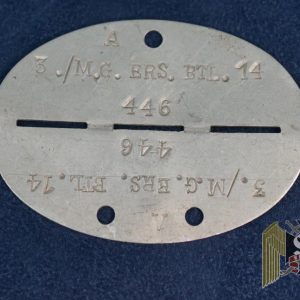 Machine Gun Reserve Battalion Dog tag