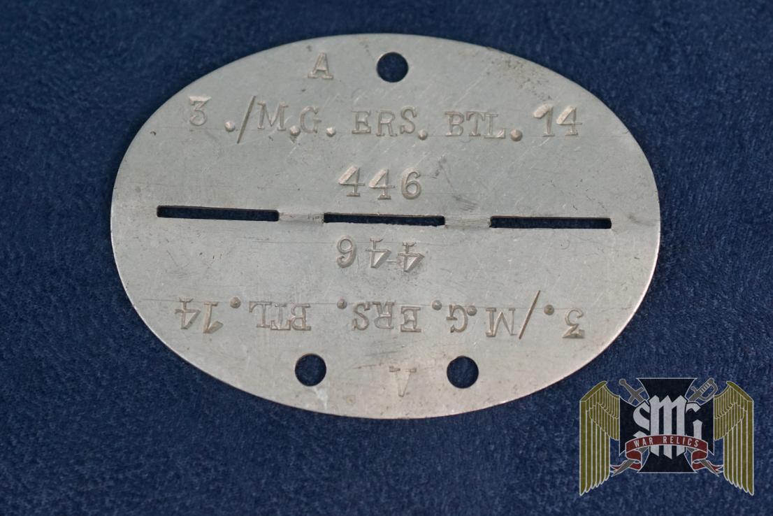 Machine Gun Reserve Battalion Dog tag