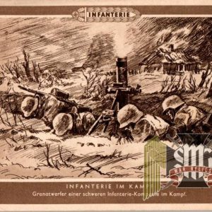 infanterie in kampf Motor Team postcard