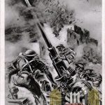 British Flak Crew at Tobruk German Postcard
