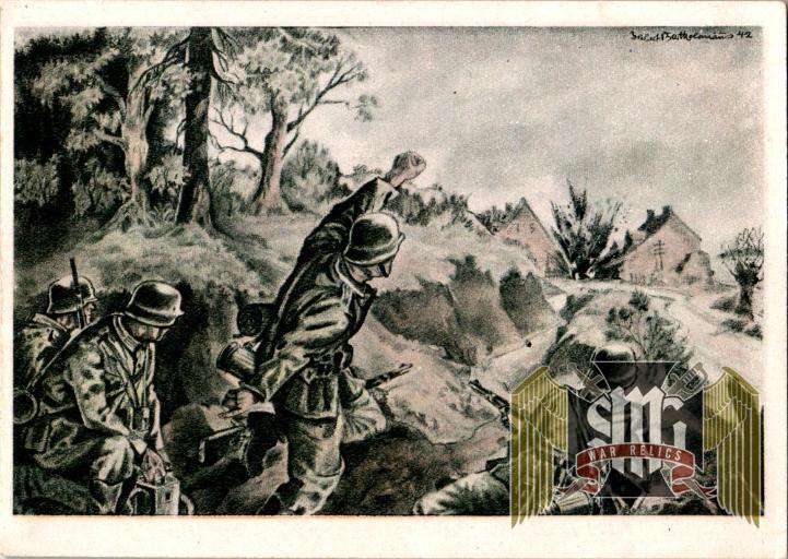 pioniere Als Sperrenbrecher postcard