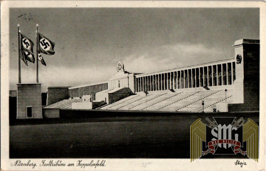 Nürnberg. Fest Tribüne am Zeppelinfeld Postcard