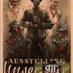 Ausstellung Unser Heer Wien 1944 Postcard