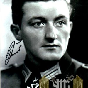 Knights Cross Signature Schmid, Franz