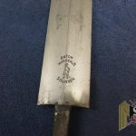 Early SA Blade w/ damaged tang by Anton Wingen