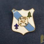 10th infantry NY national guard DI pin Screw back