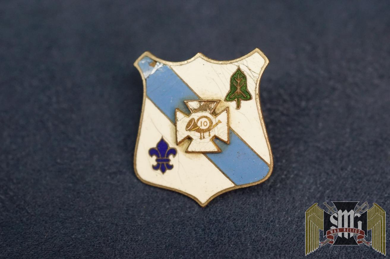 10th infantry NY national guard DI pin Screw back