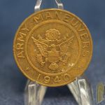 1940 army maneuvers coin