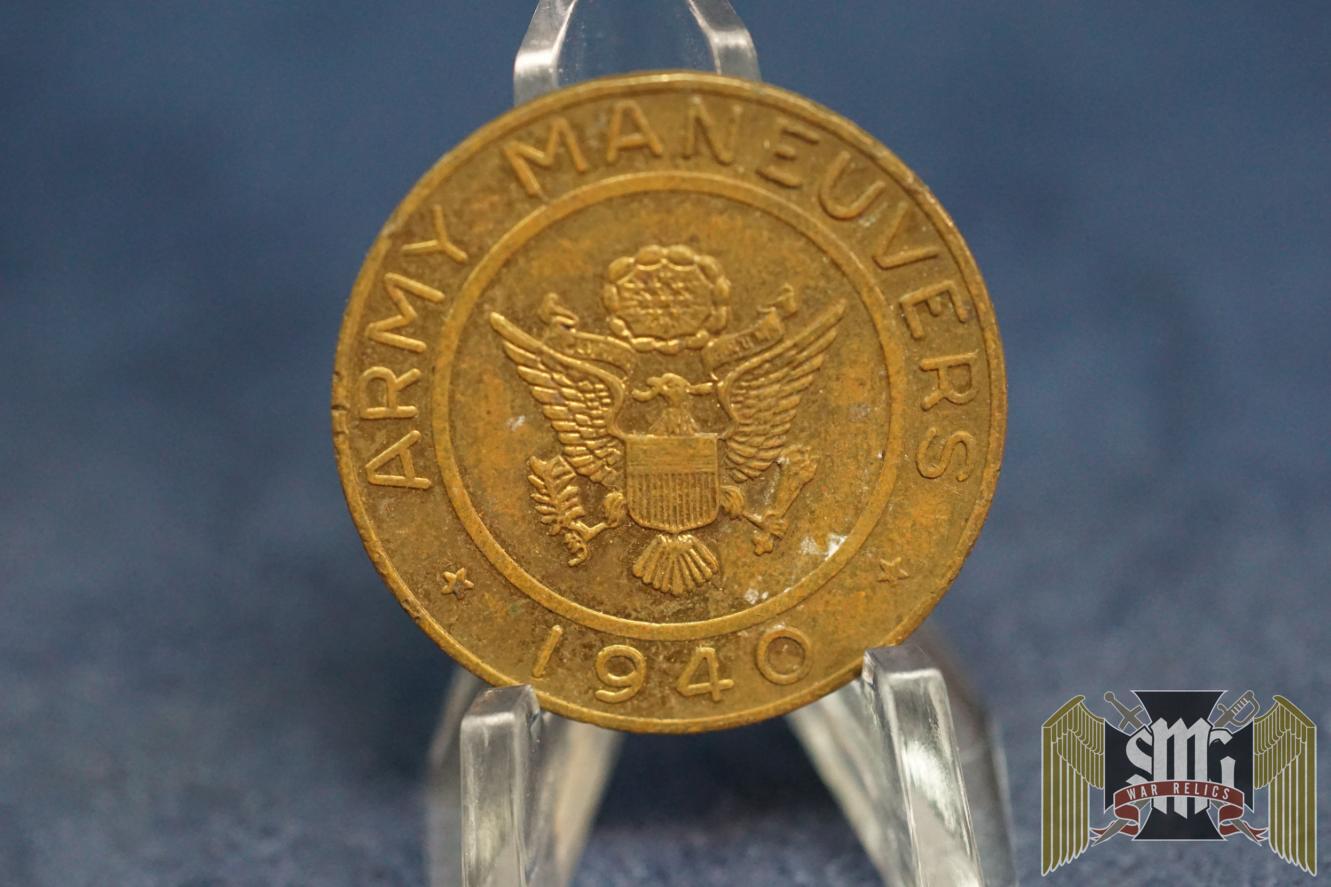 1940 army maneuvers coin