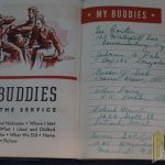 My Life in The Service book with entries from Engineer Private