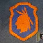98th Infantry Patch With Scar
