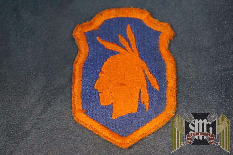 98th Infantry Patch With Scar