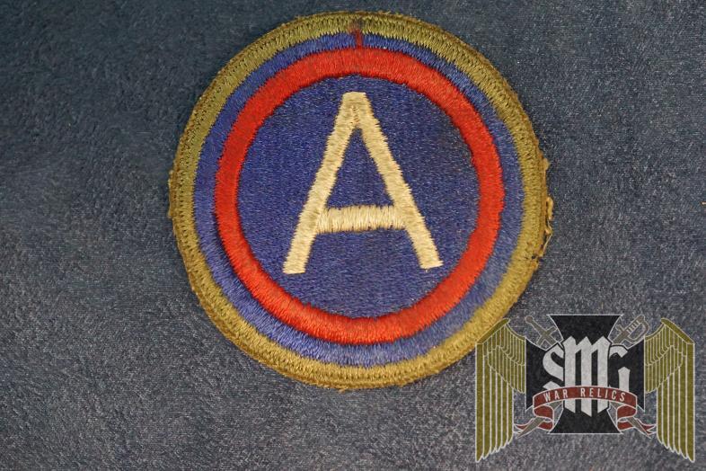 US 3rd Army Insignia WW2 era green border