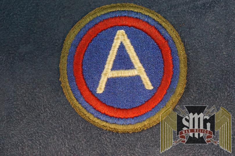 US 3rd Army Insignia WW2 era green border
